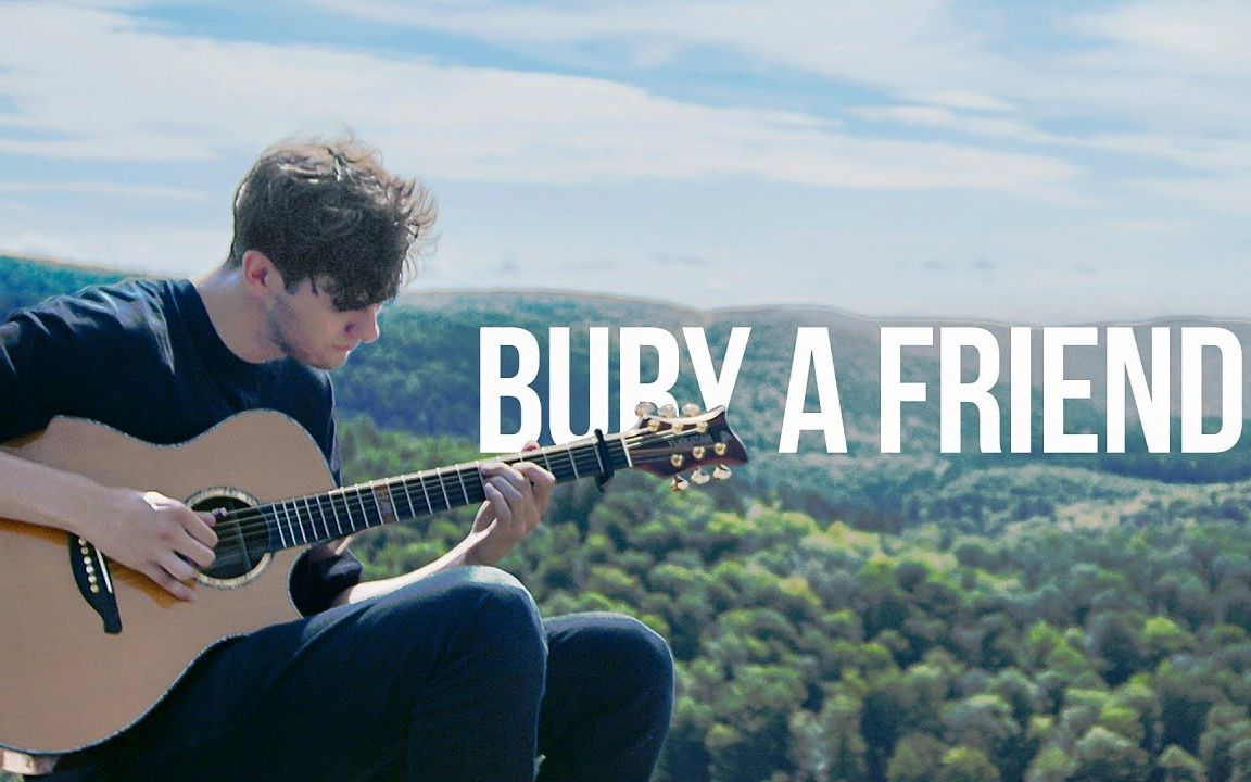 [图]【指弹吉他】Billie Eilish的《Bury a Friend》用吉他弹出来也一样抖让人抖腿!|Eddie van der Meer