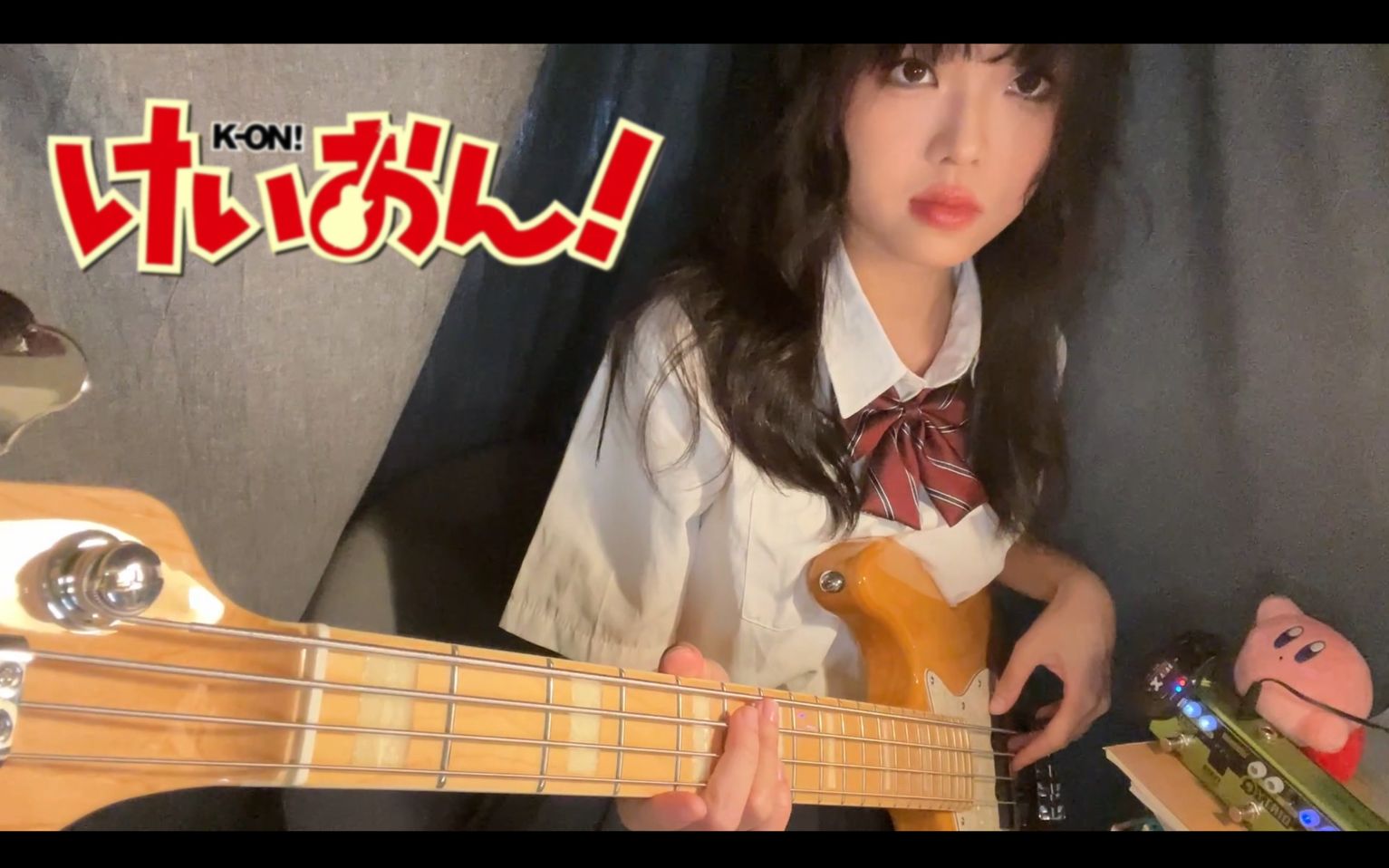 [图]K-ON！梦开始的地方 轻音少女第一季OP：Cagayake!GIRLS （Bass Cover）