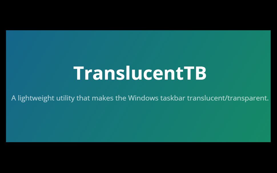 TranslucentTB在Windows11 22H2失效解决办法 —— Wi - 哔哩哔哩