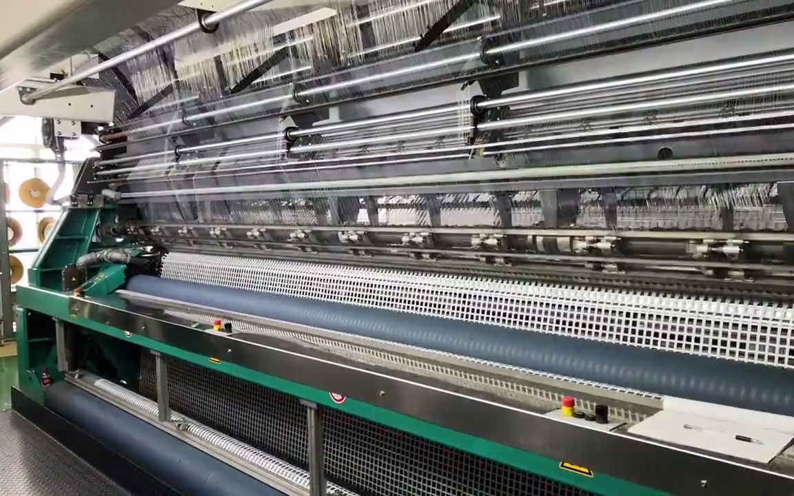 玻纤土工格栅设备编织中