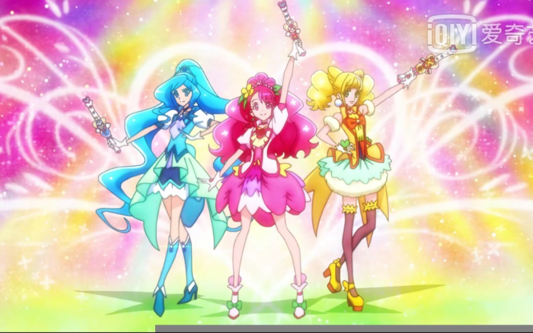 healingood79光之美少女三人变身合集