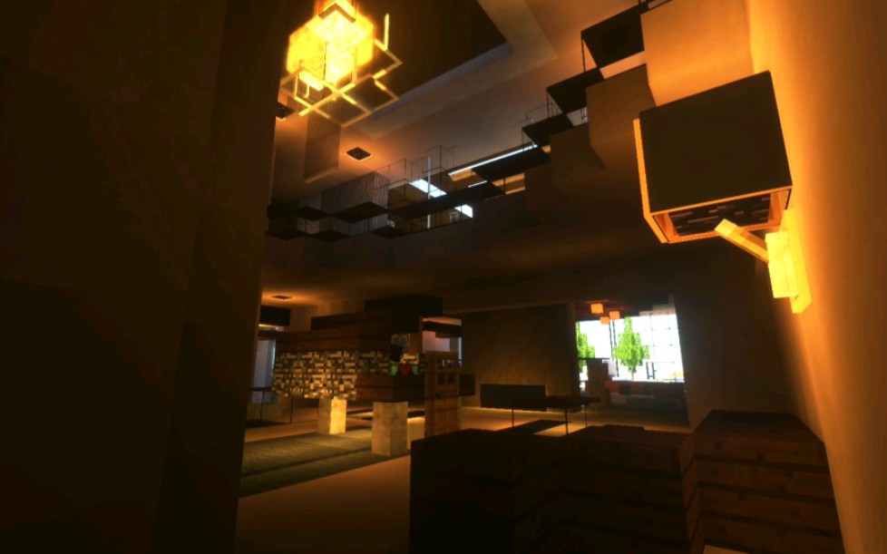 Minecraft我的世界Transcend+Modern+Hourse地图Realistic Textures 1024x材质Renewed光影展示哔哩哔哩bilibili