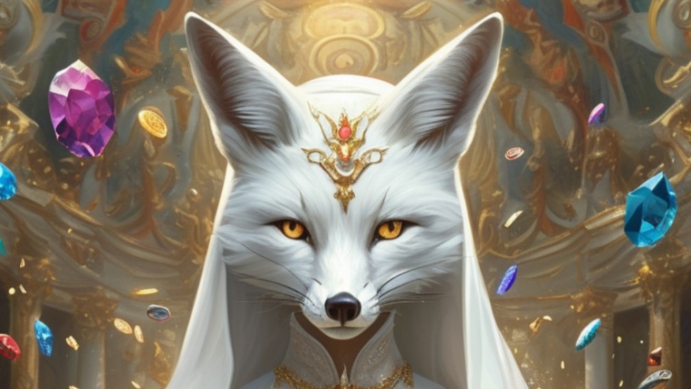 狐狸 #千年白狐 #治愈系 #灵狐为你引路 #我是一只等待千年的狐