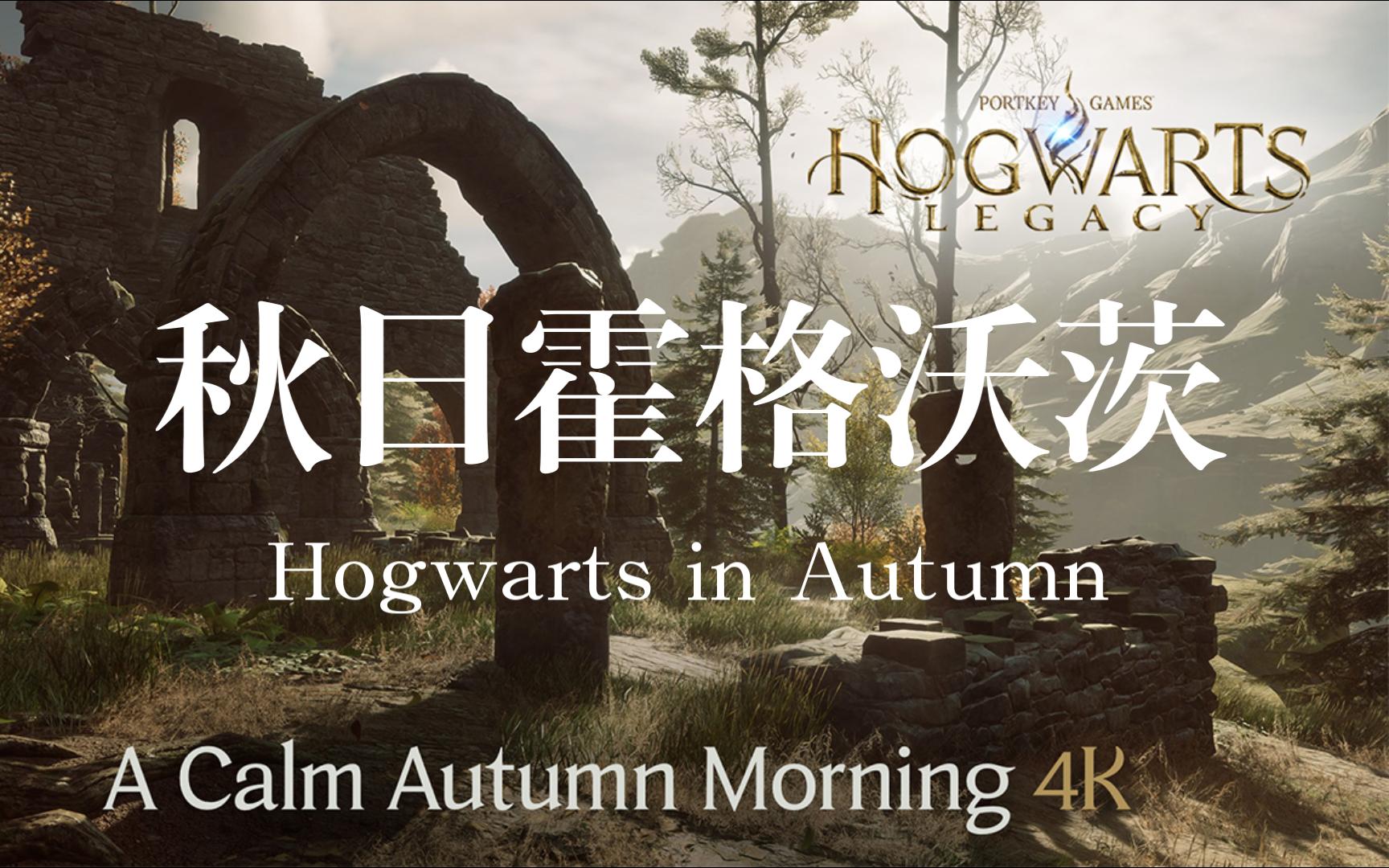 [图]【4K】《霍格沃茨之遗》静谧秋日清晨沉浸式场景演示