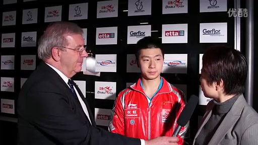 【马龙】2011乒联总决赛 男单决赛赛后采访
