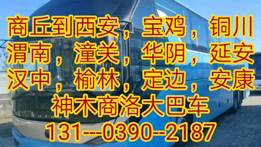 商丘到西安大巴车131电0390话2187,渭南,潼关,华阴,延安,汉中,榆林,神木客车班次哔哩哔哩bilibili