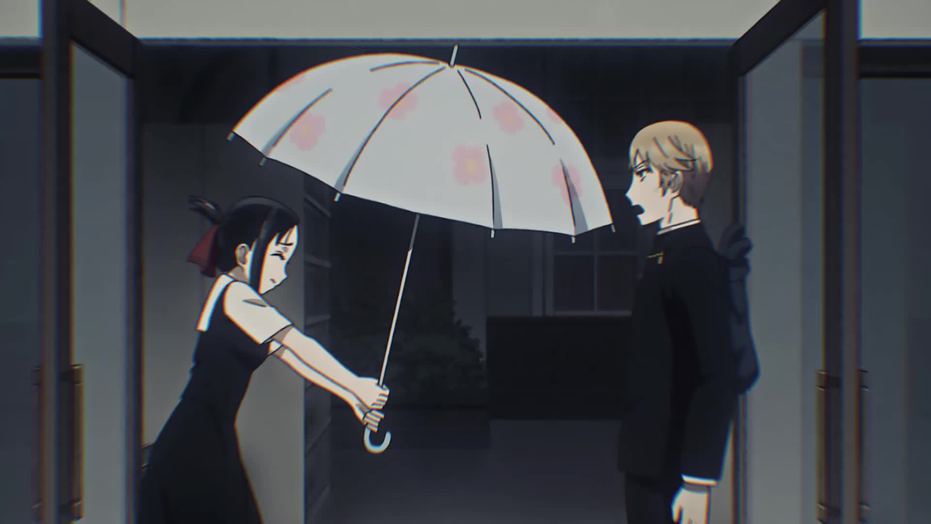 "动漫中那些两人撑伞的名场面"