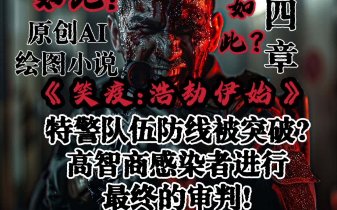 [图]特警队伍防线被突破?高智商感染者进行最终的审判!原创AI绘图小说《笑疫:浩劫伊始》第四章