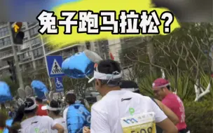 Download Video: 和不跑步的朋友聊马拉松，我说跑进3小时的兔子……他问：兔子能和人一起跑马拉松吗