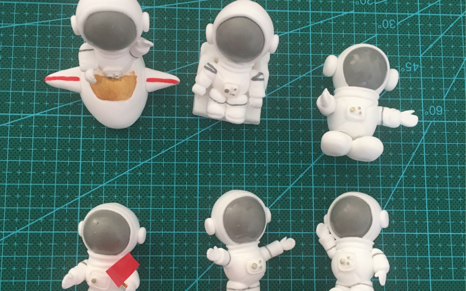 【小夏-超轻粘土】小萌物-q版宇航员