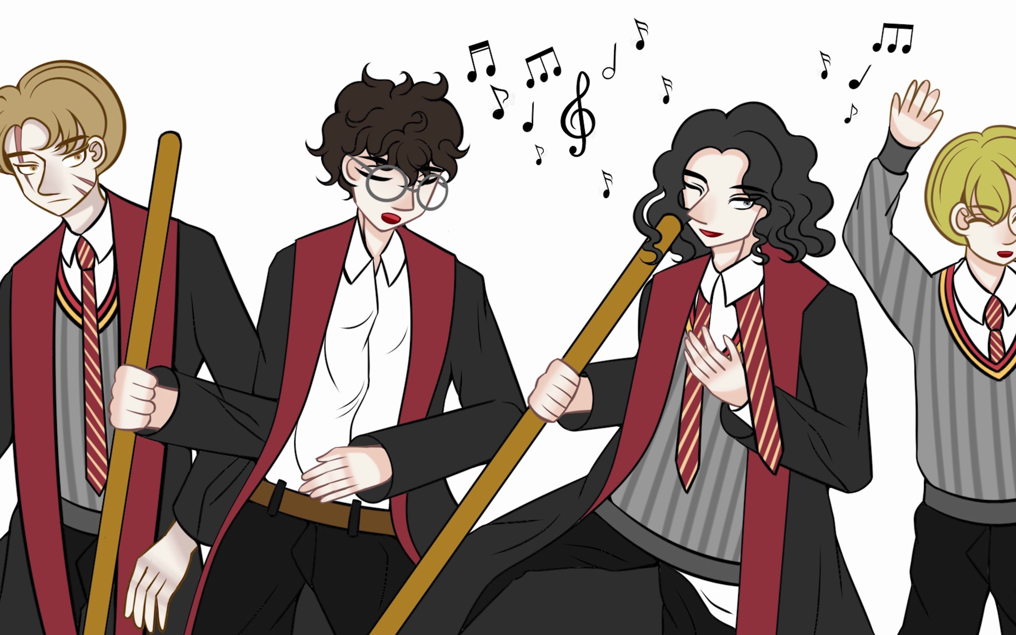 【hp亲时代/狼犬手书】格兰芬多的扫除时间(掠夺者 布莱克家族)