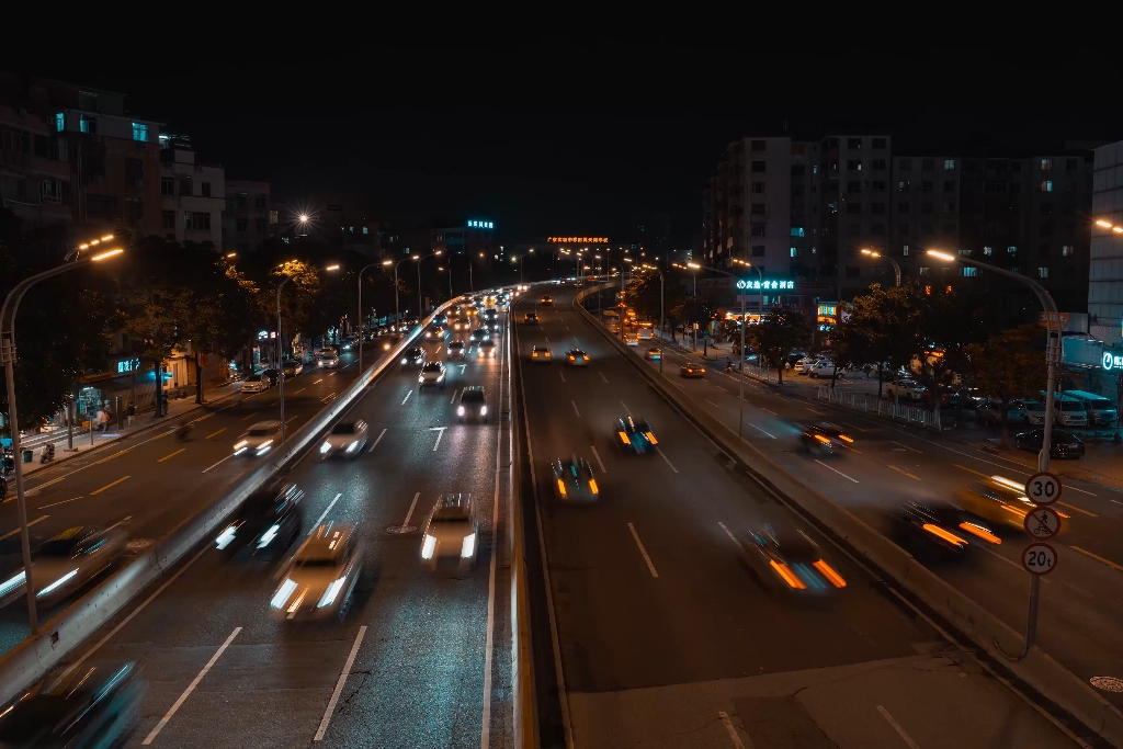 车流延时制作练习