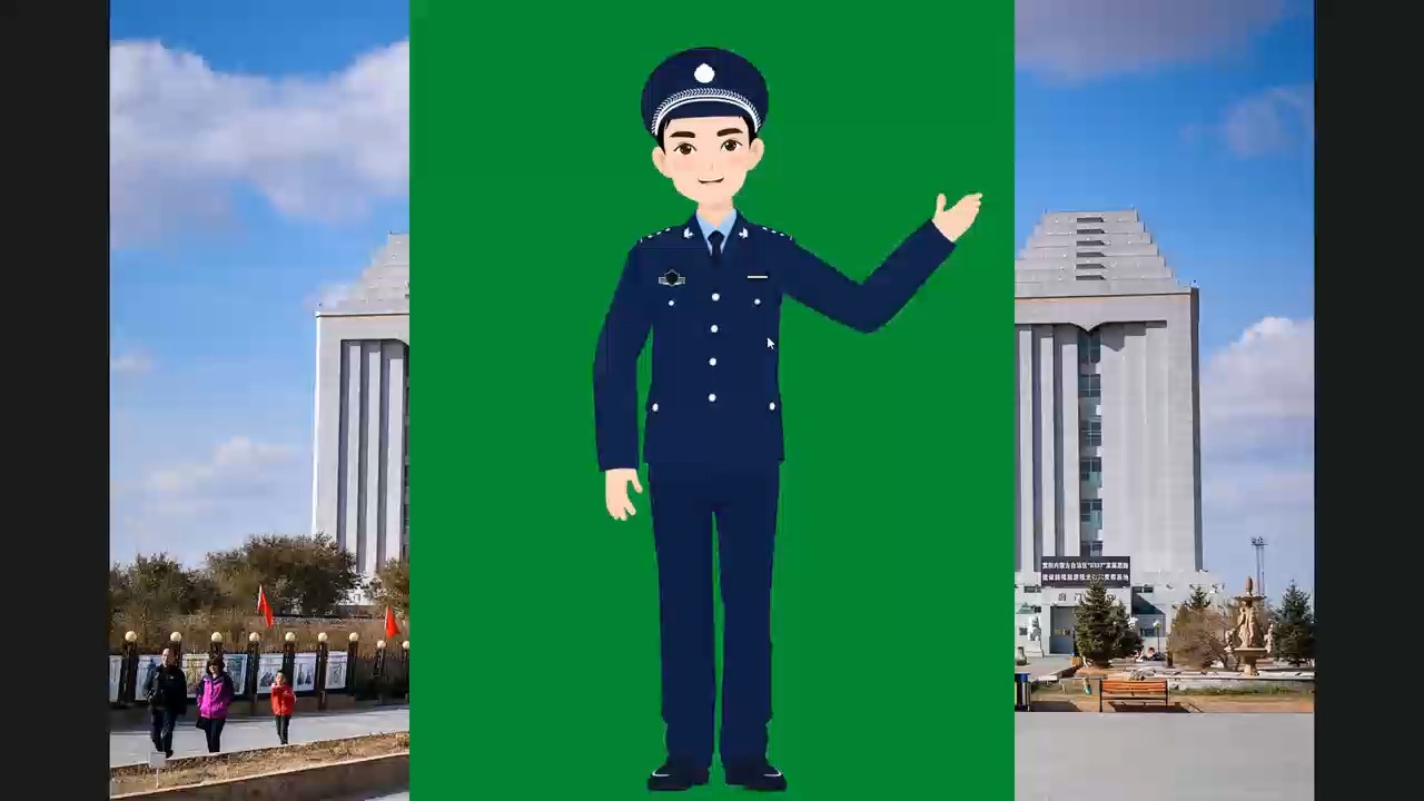 警察动漫形象 帅气图片