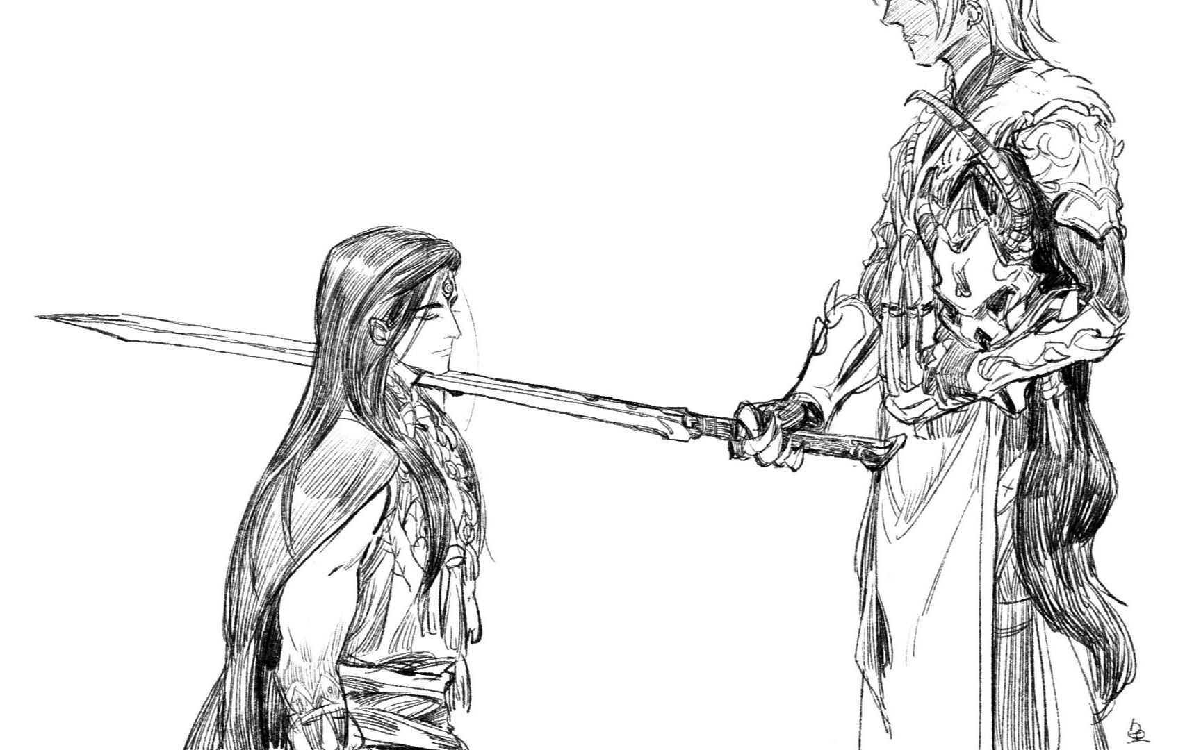 古剑三缙云北洛巫炤一个妄图温暖中二少年后失败挥刀相杀的故事bgm