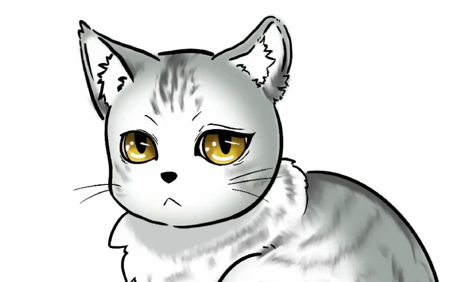 【amei】画个虎斑猫