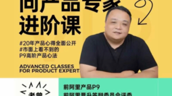 阿里p9亲授《向产品专家(p7)进阶》第9期 老曾