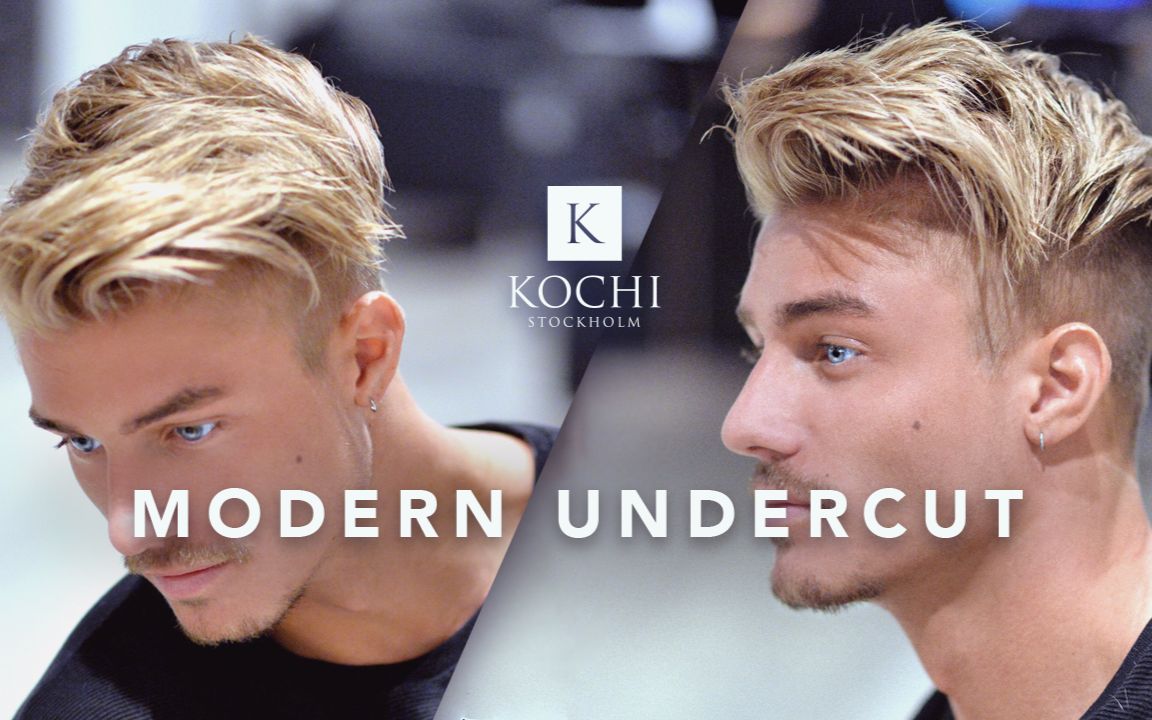 【男士发型/Kochi】男士现代潮流发型造型教程 Modern Undercut | Hair For Men by Kochi哔哩哔哩bilibili