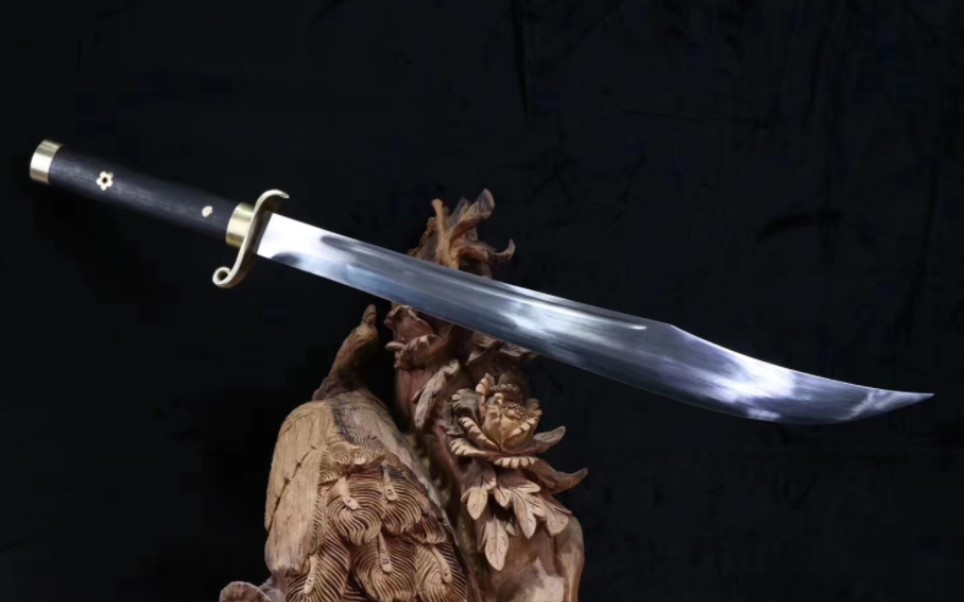 高锰钢一体锻造,大白鲨清代长刀_哔哩哔哩_bilibili