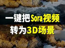 Download Video: 重磅！史诗级Ai神器：一键把Sora视频转为3D场景！