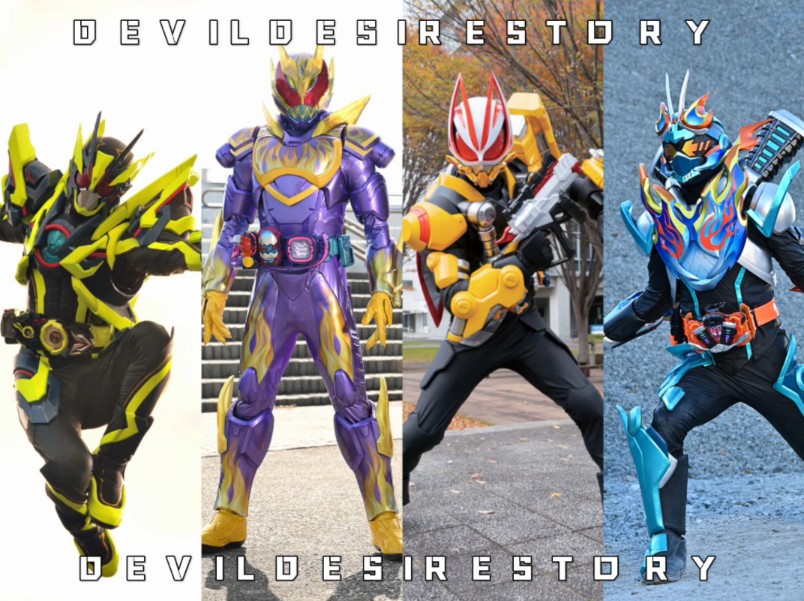 令和四位假面骑士主骑再强化形态登场画面国配音效对比(闪耀突击飞蝗