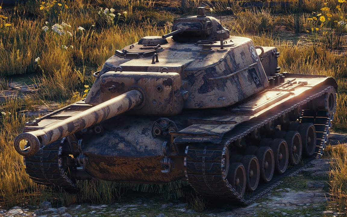 坦克世界t110e49杀102万伤害小镇争夺战