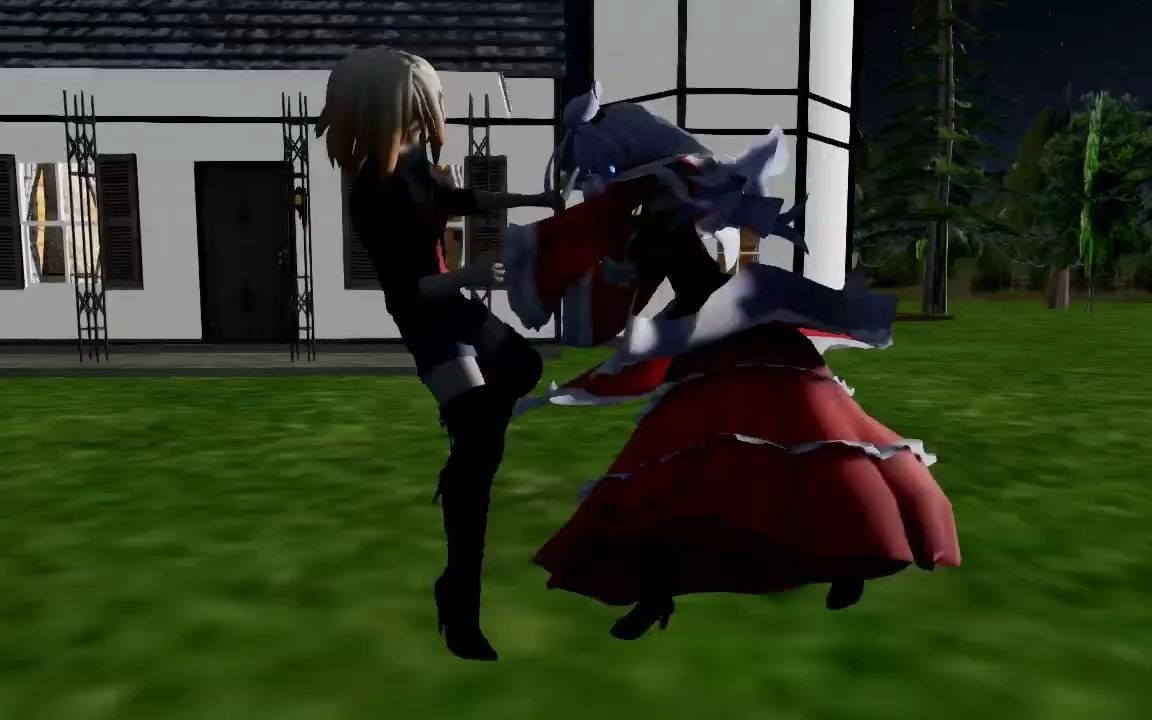 【东方mmd】爱丽丝vs神绮的近身肉搏战
