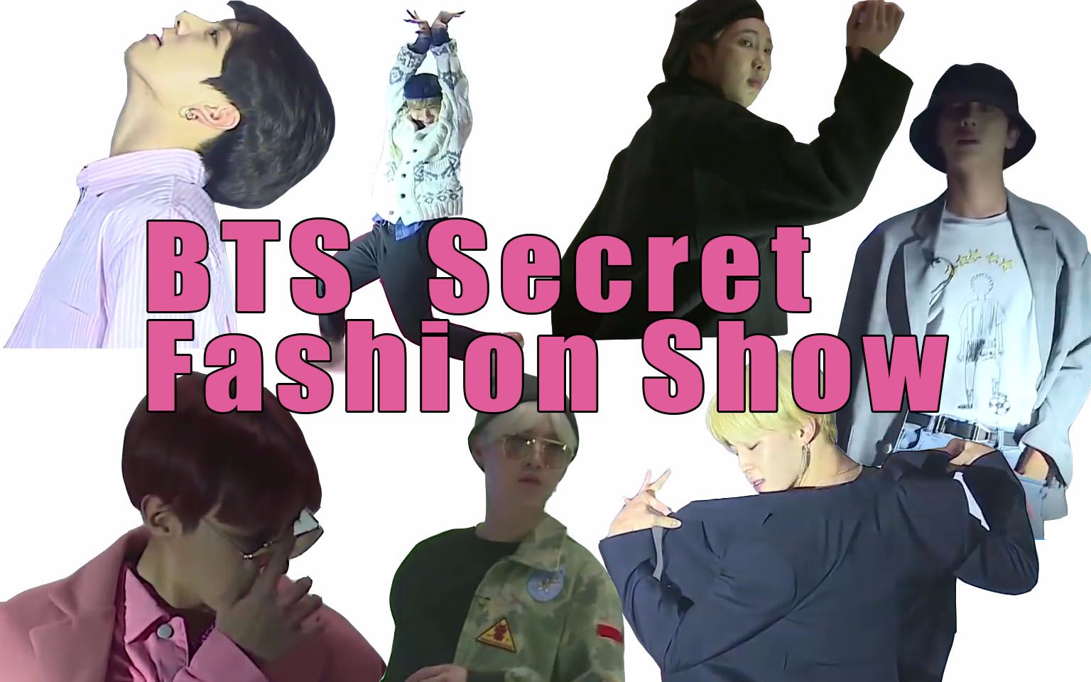 【防弹少年团】大势模特团包头市的时装秀丨2017 BTS Secret Fashion Show哔哩哔哩bilibili