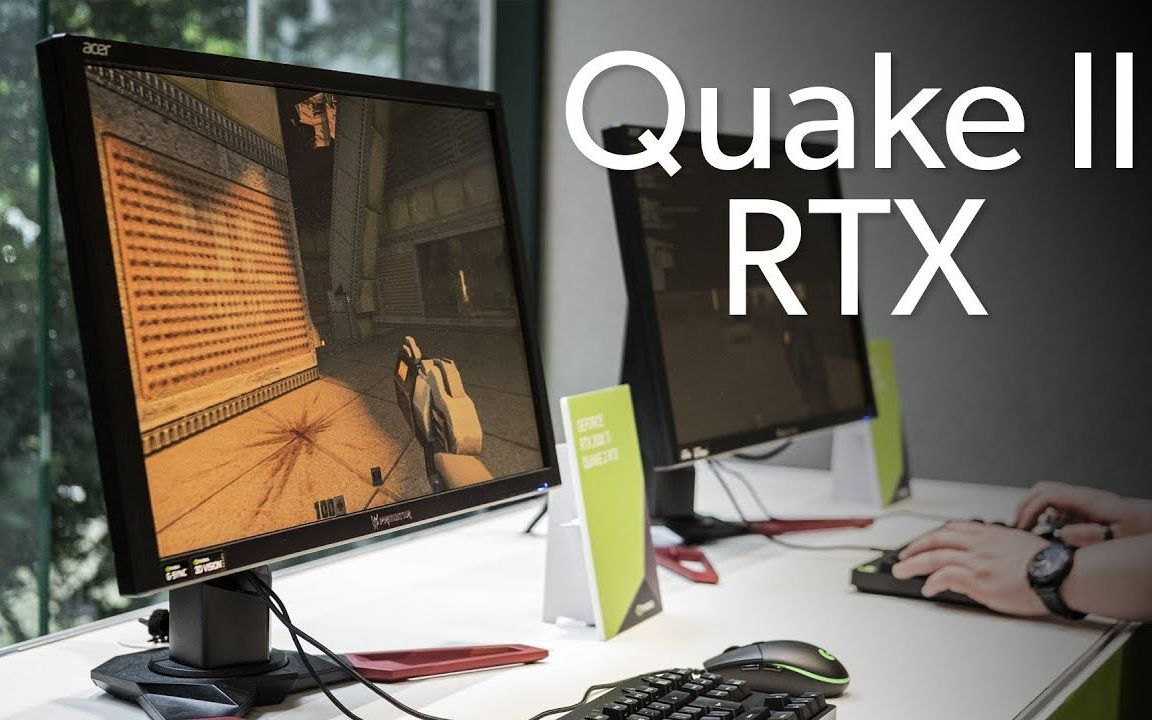 [pcworld]computex 2019台北电脑展之quake ii rtx怀旧烤机测试!