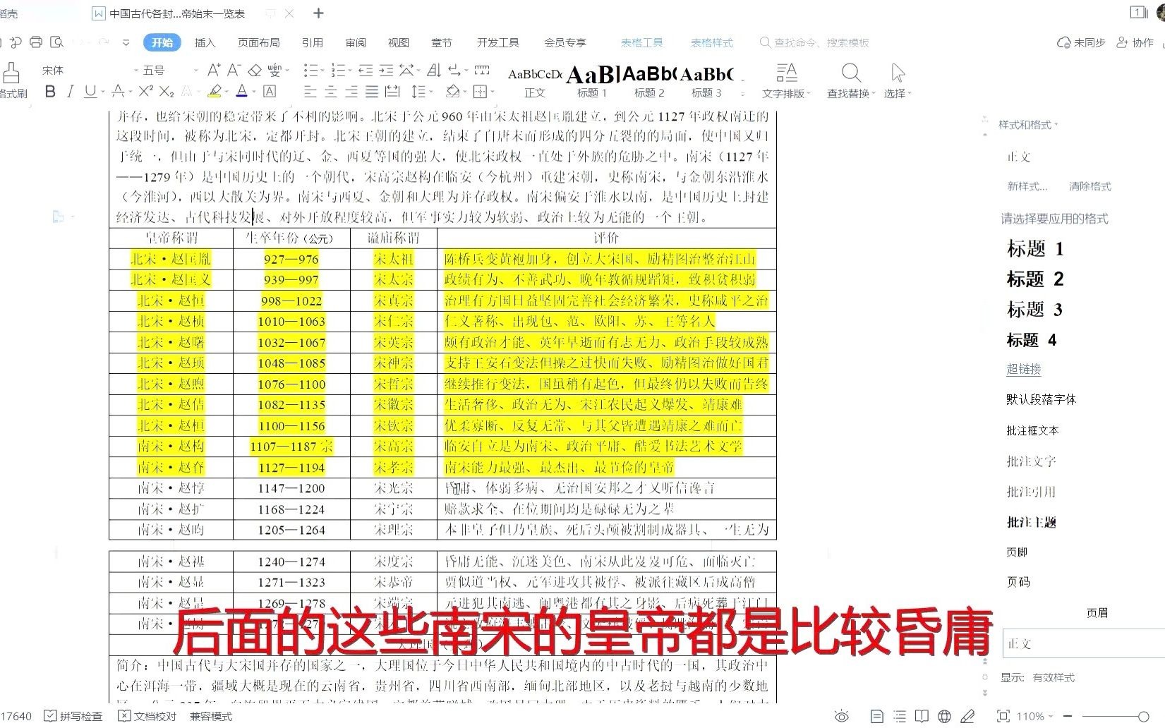 中国古代各封建王朝暨各朝皇帝(元朝统一前)哔哩哔哩bilibili