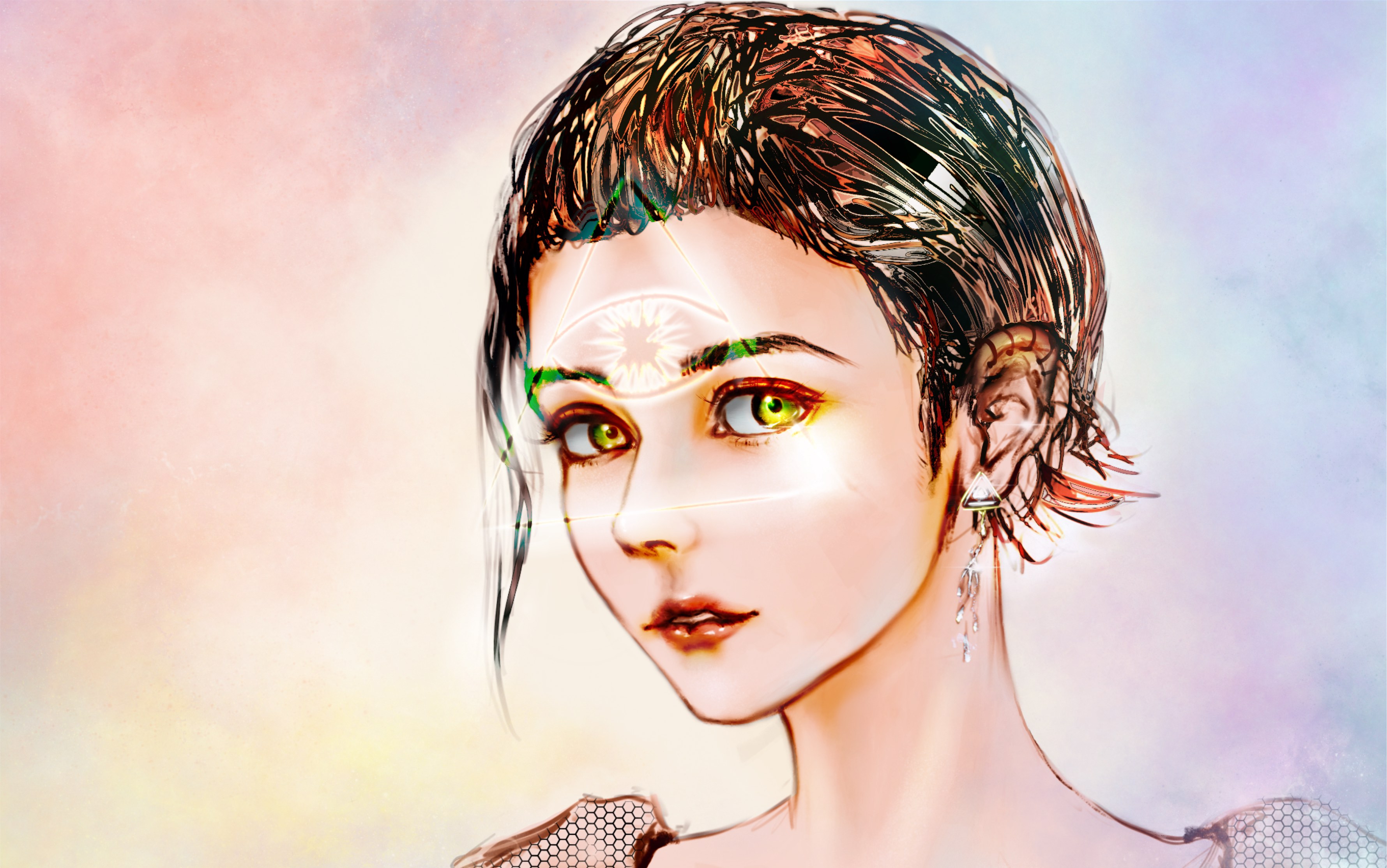 procreate全视琉璃头发画不出第二次系列