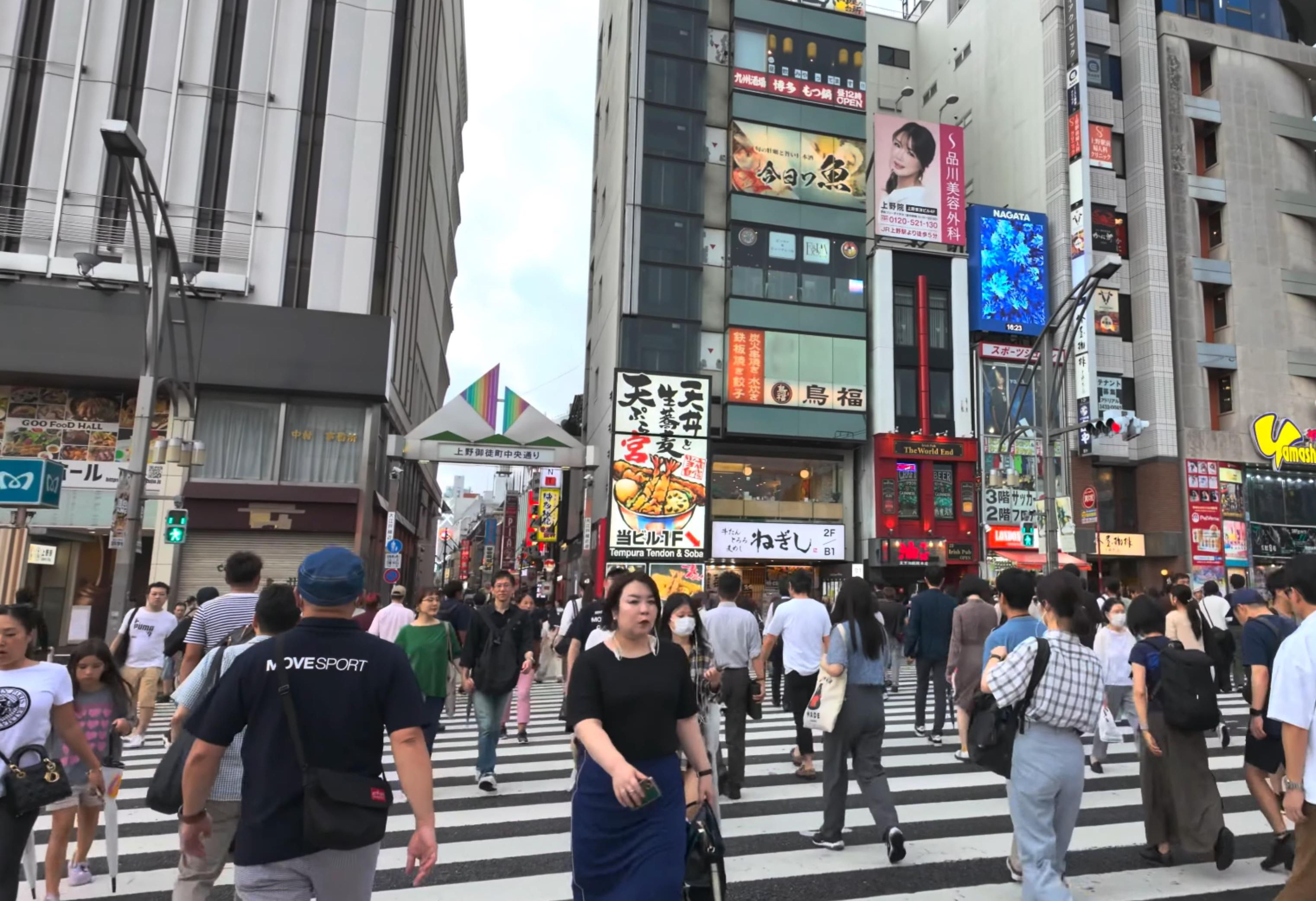 【4K60帧】超清日本:东京台东区新御徒町站步行至上野站哔哩哔哩bilibili