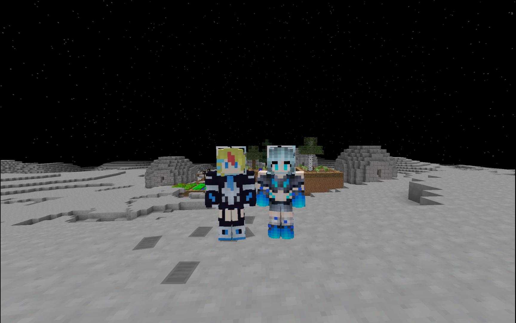 mc带妹子去太空 肮脏的月球骷髅王