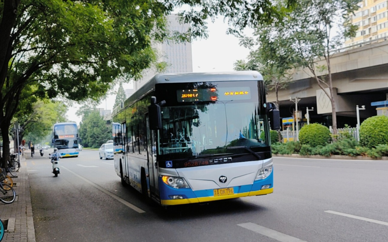 北京公交集团电车分公司3路(金家村桥东→东直门枢纽站)全程前方展望