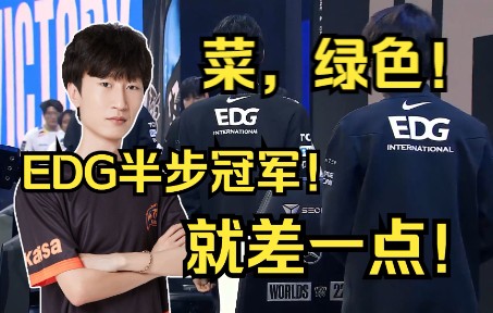 【电棍】EDG这能叫就差一点?只有RNG才能真正代表中国实力,五个中国人的含金量,EDG有俩韩国人不行的英雄联盟第一视角