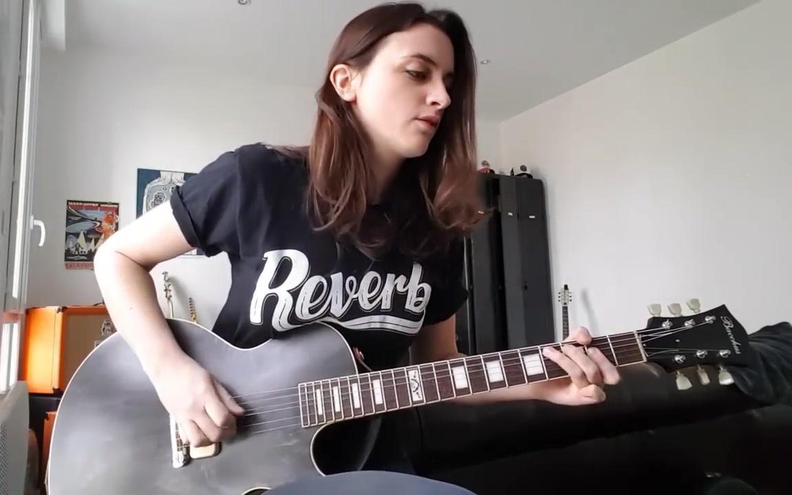 【电吉他】围观外国美女弹乡村摇滚  laura cox    country rock
