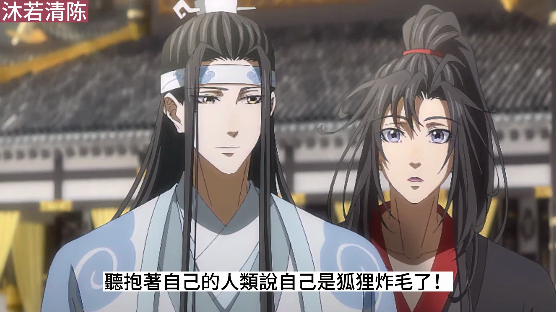 蓝忘机也猜到魏无羡成功了.#忘羡#魔道祖师#蓝忘