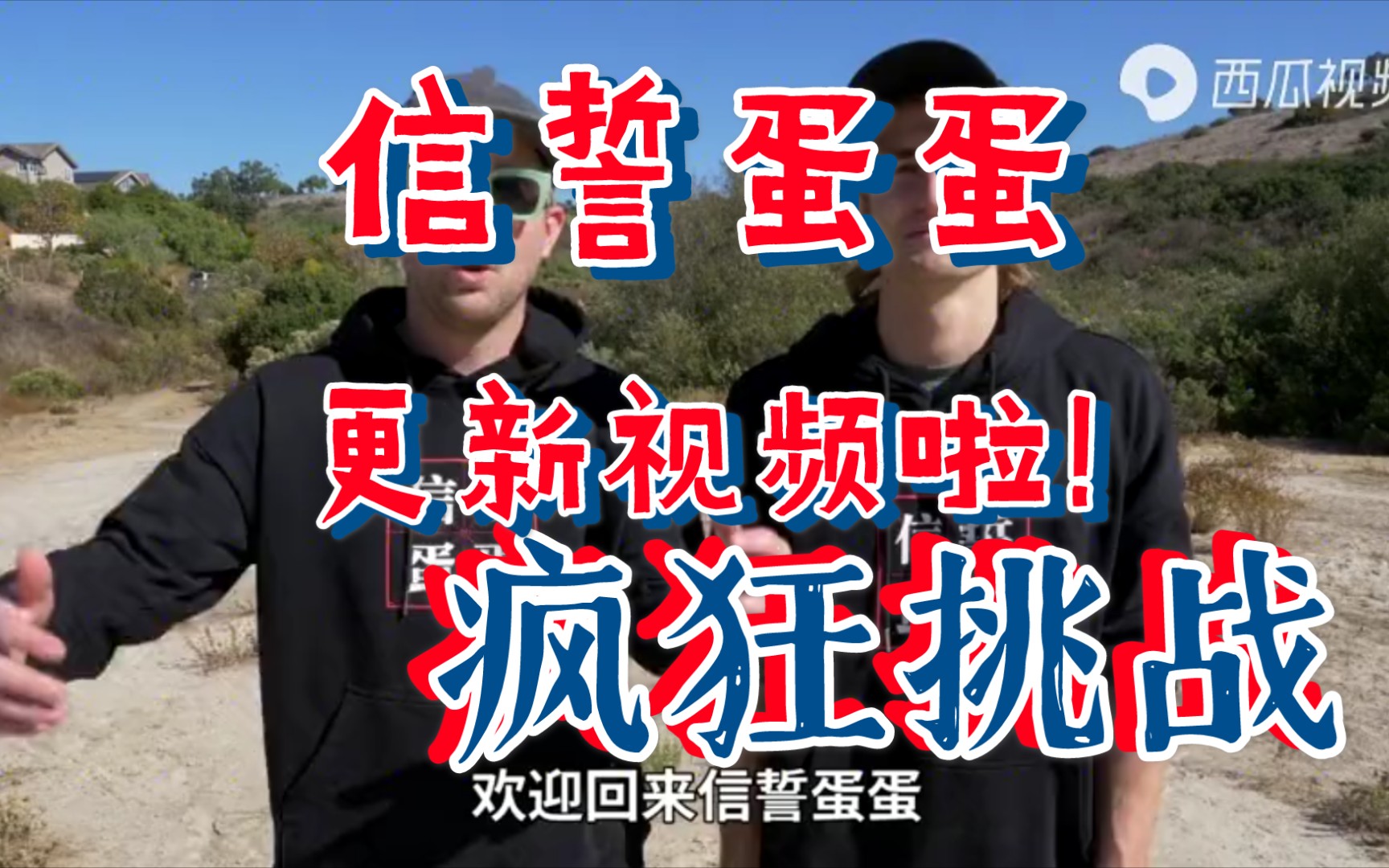 信誓蛋蛋更新视频啦!