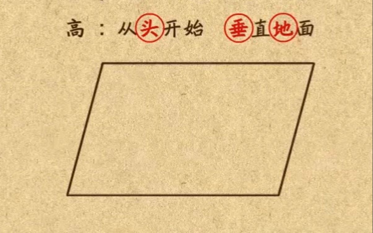 [图]高思数学 四年级下册 3-1 平行四边形面积计算