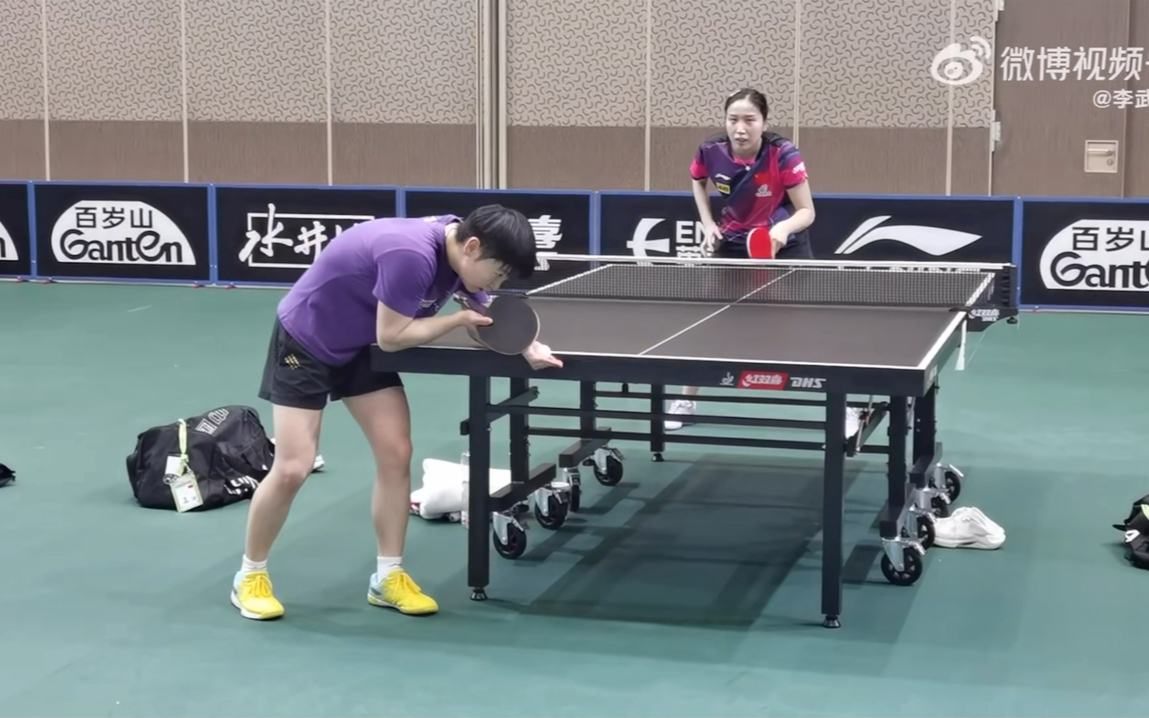 【孙颖莎#2023德班世乒赛#孙颖莎训练 2023.05.20
