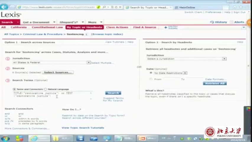 【法学论文写作和方法】#北大公开课# LEXISNEXIS哔哩哔哩bilibili