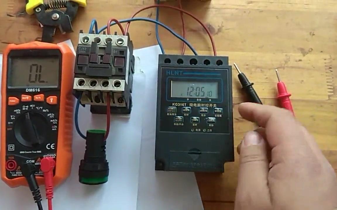 電工知識時控開關怎麼接大功率電機火線和零線可以接反嗎為什麼上面