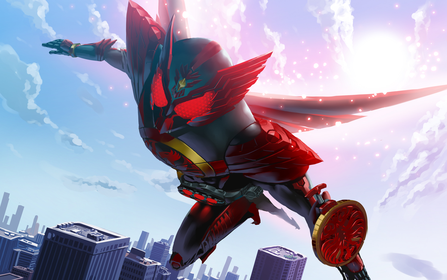 假面骑士ooo 火野映司 全联组形态变身_哔哩哔哩_bilibili