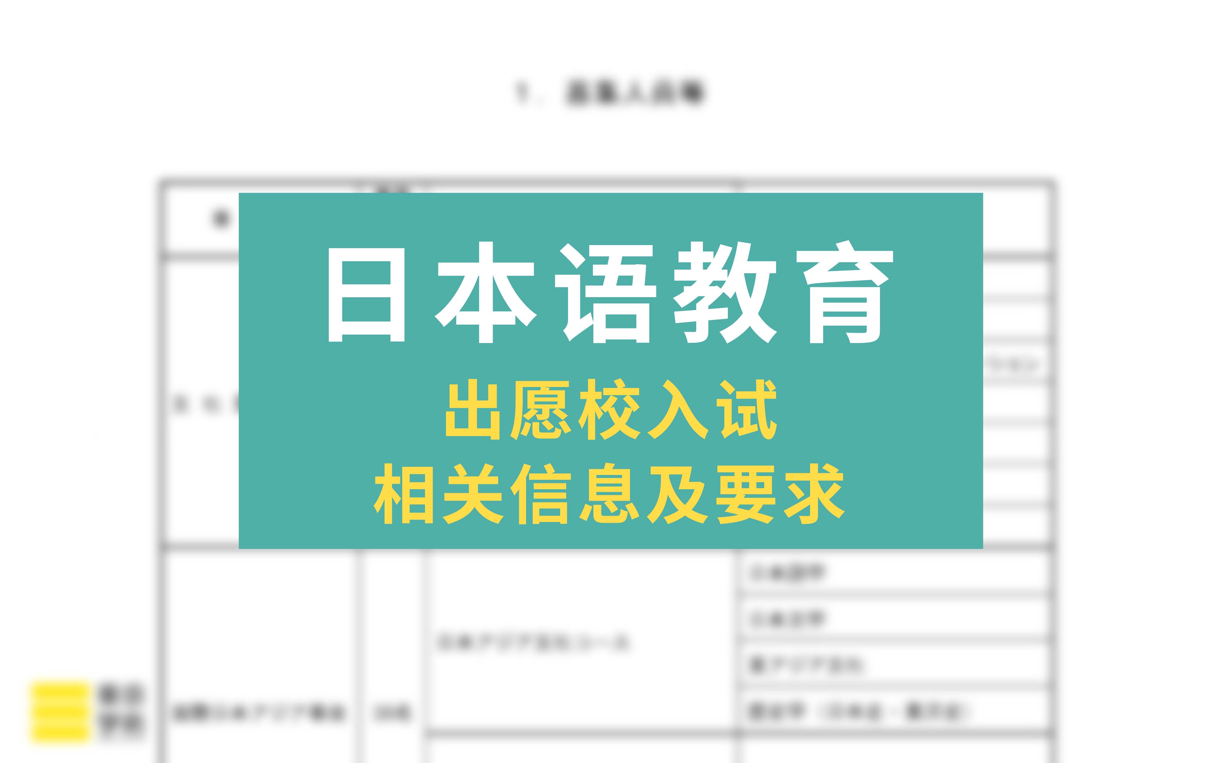 【日本读研/日本留学】日本语教育的出愿校入试相关信息及要求哔哩哔哩bilibili