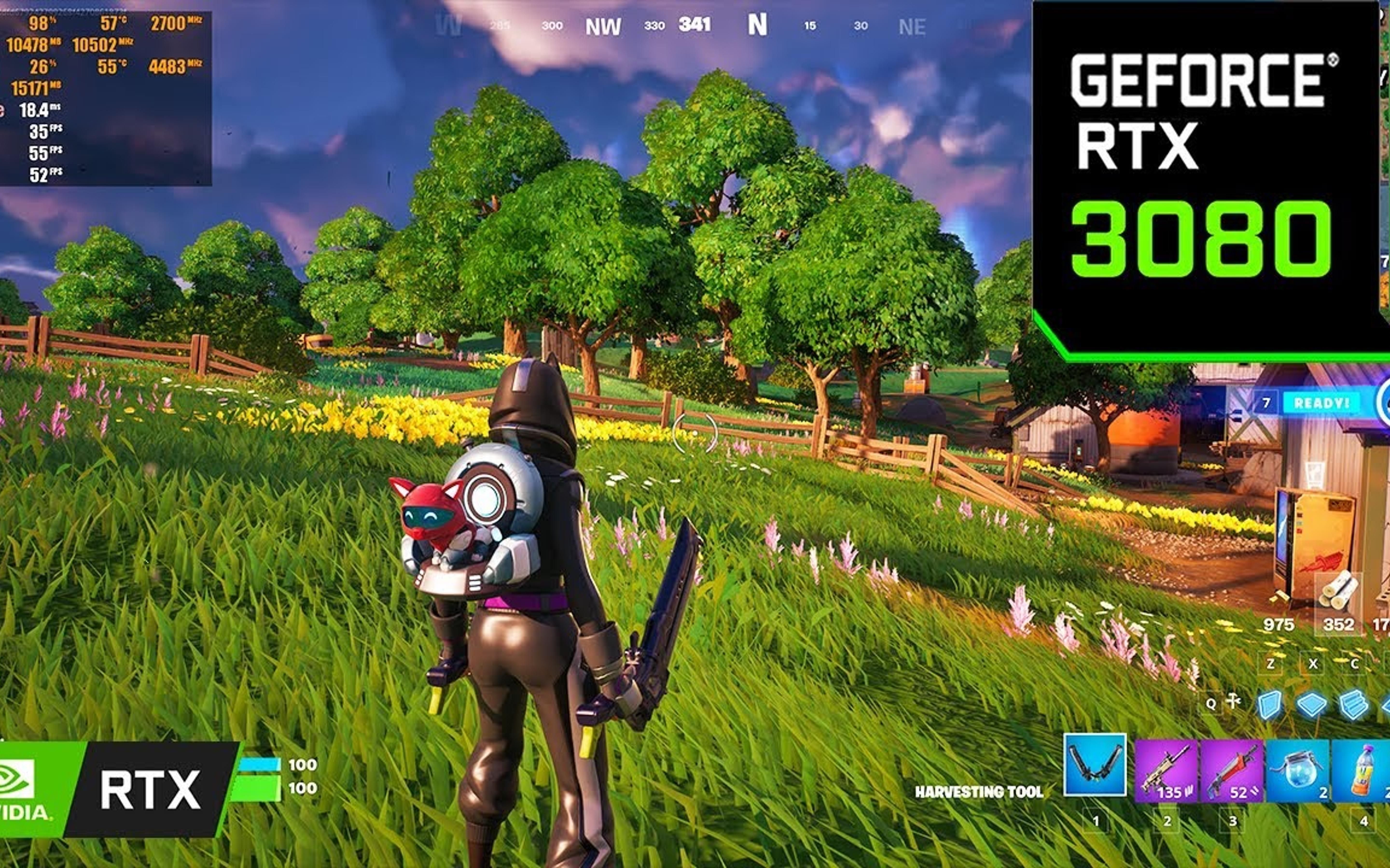 堡垒之夜 : chapter 4 | rtx 3080 12gb ( 4k epic settings rtx开