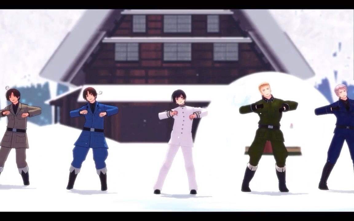 [图]【APH/MMD】星夜之雪【菊誕2021】