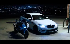 Download Video: 宝马M2与S1000RR｜夜跑短片｜｜BMW M2 ｜S1000RR｜Brutal Bikes