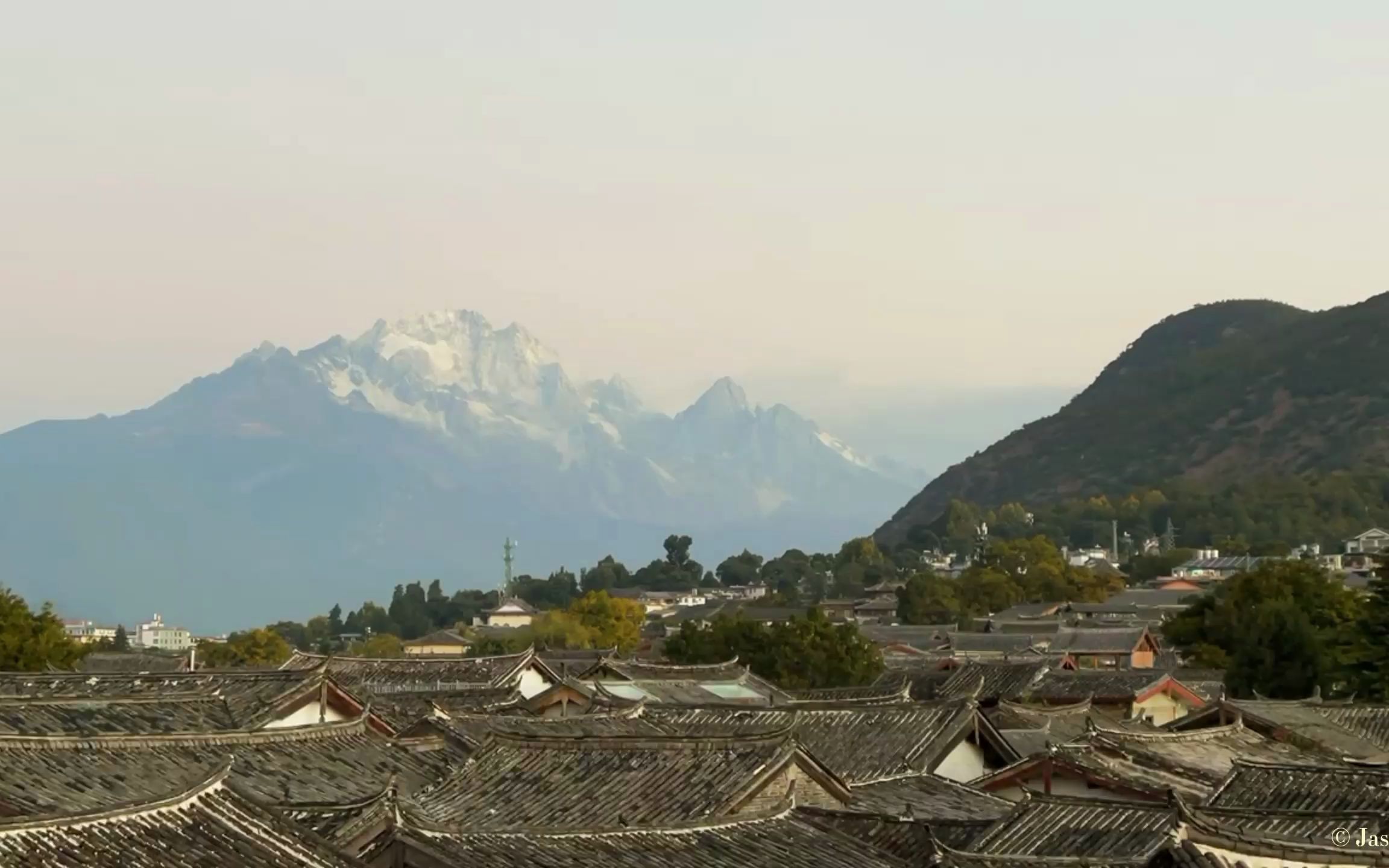 [图]我在丽江 看日照金山