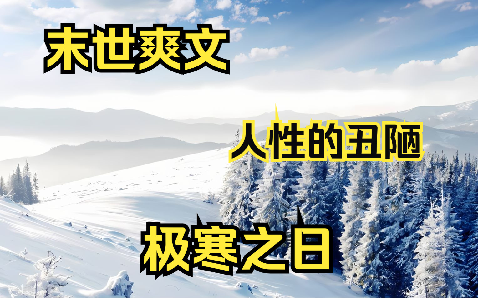 【极寒之日】末世极端低温,我从没想过自己会经历世界末日,直到这场雪下了整整一年!哔哩哔哩bilibili