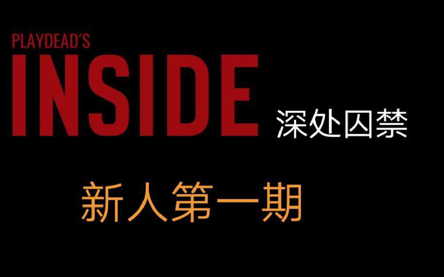 [图]INSIDE（深处囚禁）孤身一人并遭到追击，一个男孩发现自己深深陷入了一个黑暗计划