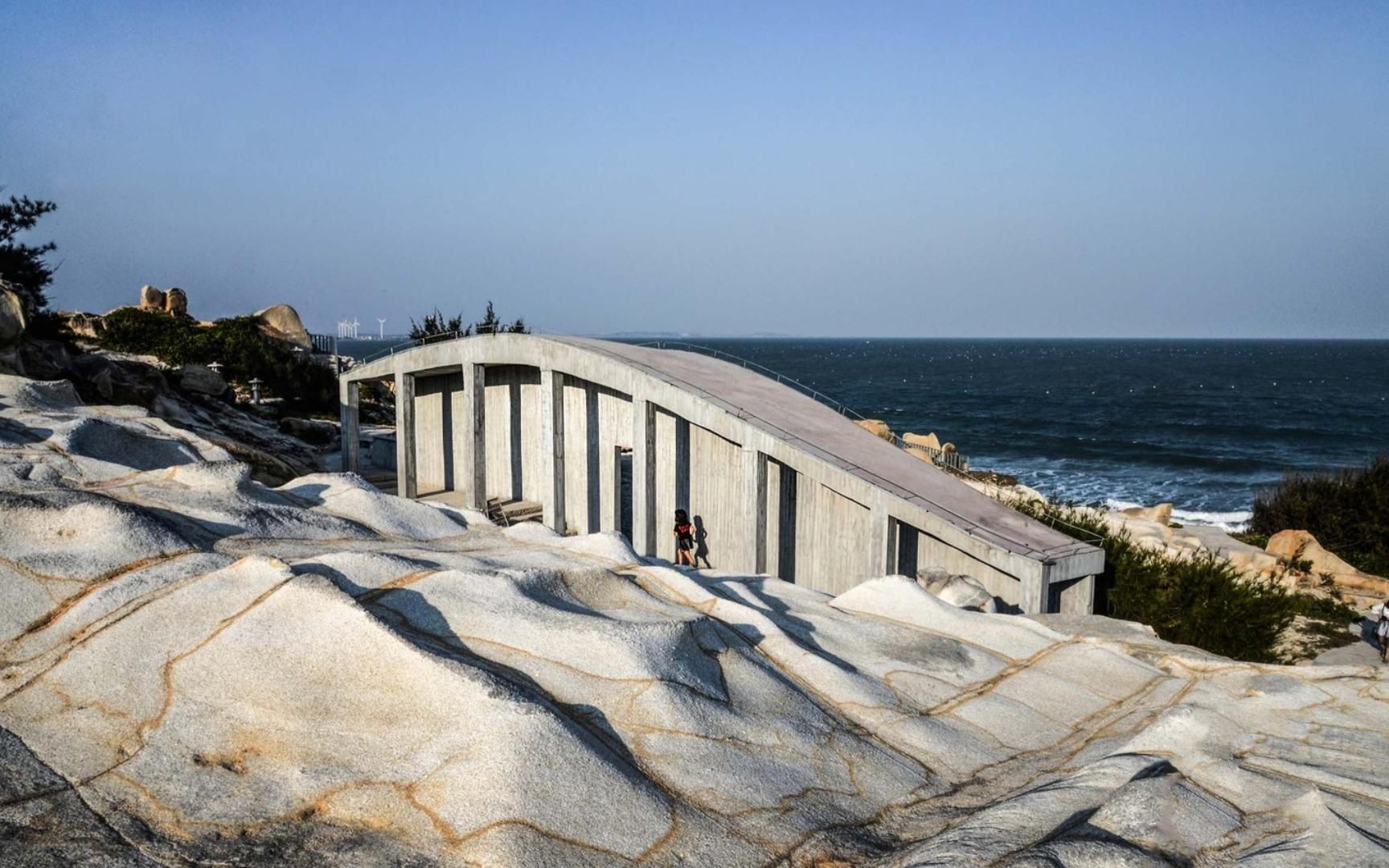 漳浦六鳌龙美湾"抽象画廊":融于自然的鬼斧神工_哔哩哔哩_bilibili